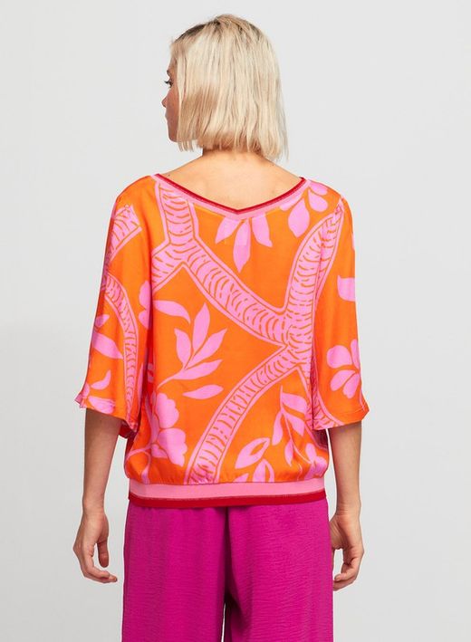 Camisa floral   multicolor