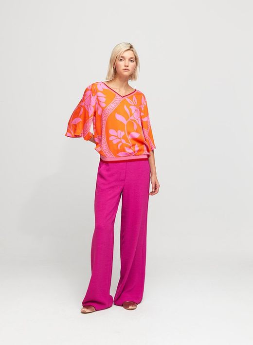 Camisa floral   multicolor