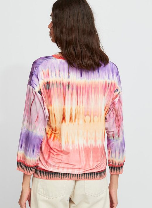 Camisa Jacquard multicolor