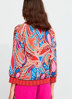 Camisa Jacquard multicolor