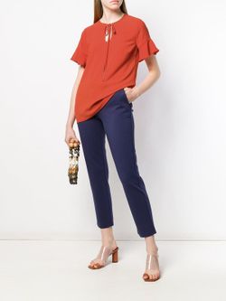 Camisa mao con tachas rojo