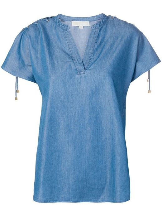 Camisa mao trenza hombros