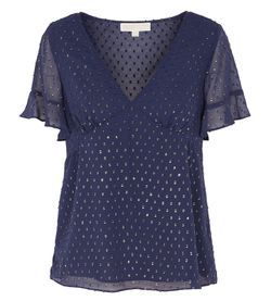 Camisa marina bordados