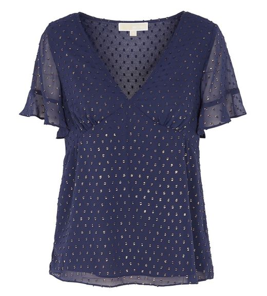 Camisa marina bordados