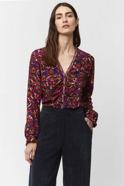 Camisa pico estampado