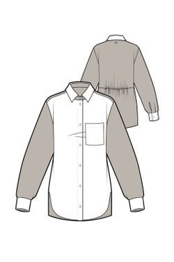 Camisera bicolor