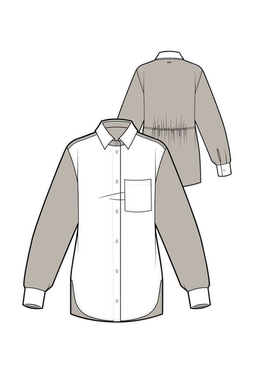 Camisera bicolor