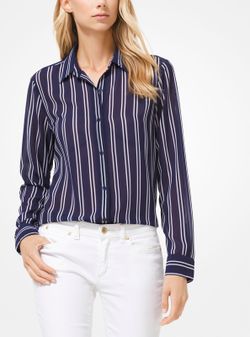 Camisera rayas blanco marino