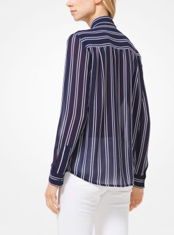 Camisera rayas blanco marino