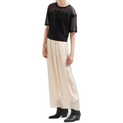 Camiseta con tejido de malla