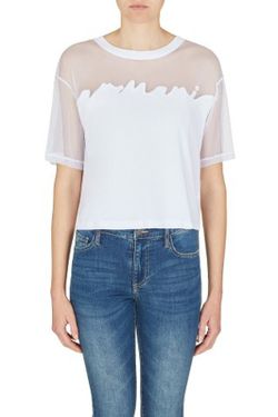 Camiseta de corte crop