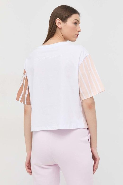 Camiseta en tejido estampado
