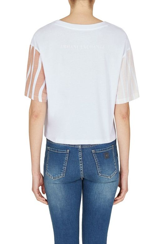 Camiseta en tejido estampado