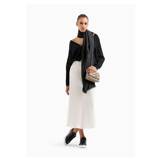 Cardigan monograma flocado