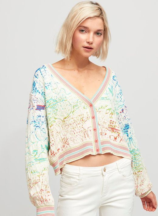 Cardigan reversible