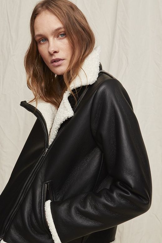 Cazadora con borreguillo