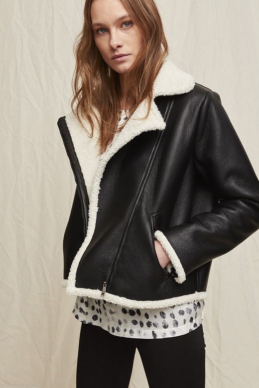 Cazadora con borreguillo