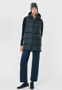 Chaleco acolchado largo