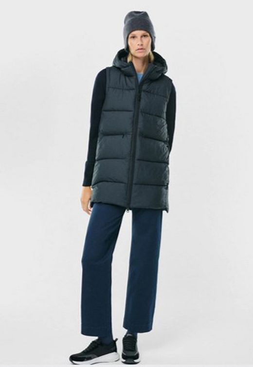 Chaleco acolchado largo