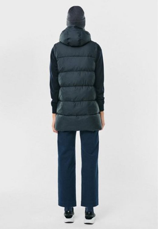 Chaleco acolchado largo