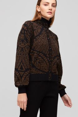 Chaqueta bomber jacquard