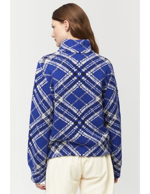Chaqueta tipo bomber a cuadros