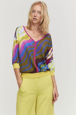 Pantalon Crepe Amarillo