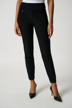 Pantalon en tejido de punto sedoso