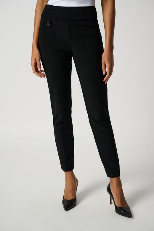 Pantalon en tejido de punto sedoso