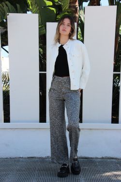 Pantalon jacquard
