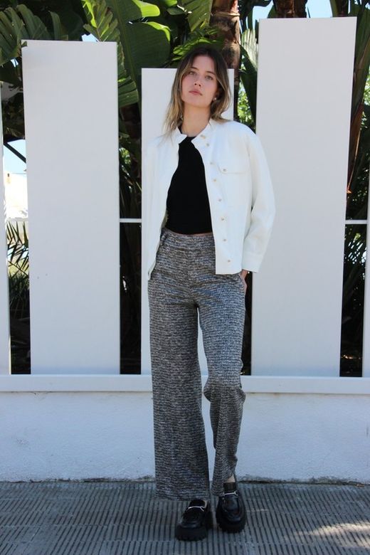 Pantalon jacquard