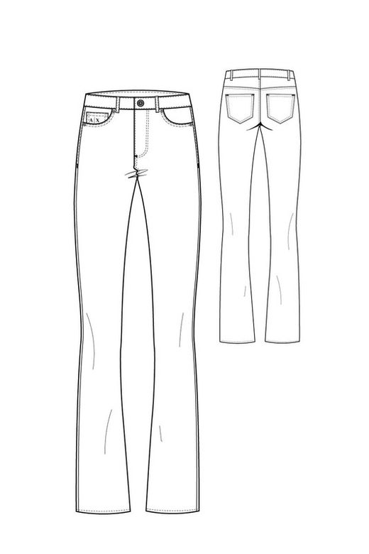 Pantalón tejano 5 bolsillos