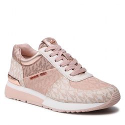 Sneaker con paneles de impresión del monograma MK