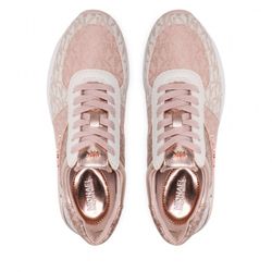 Sneaker con paneles de impresión del monograma MK