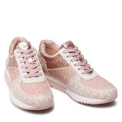 Sneaker con paneles de impresión del monograma MK