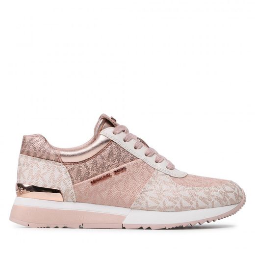 Sneaker con paneles de impresión del monograma MK