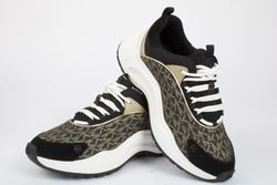 Sneaker Dara estampado con logotipo y lona