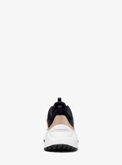 Sneaker Dara estampado con logotipo y lona