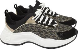 Sneaker Dara estampado con logotipo y lona