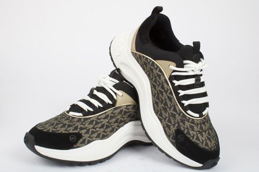 Sneaker Dara estampado con logotipo y lona