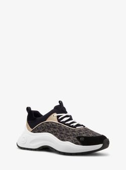 Sneaker Dara estampado con logotipo y lona