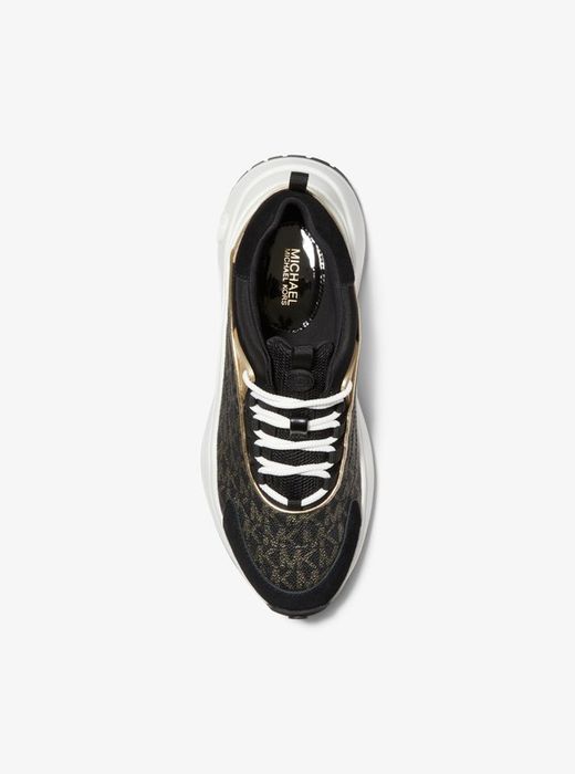 Sneaker Dara estampado con logotipo y lona
