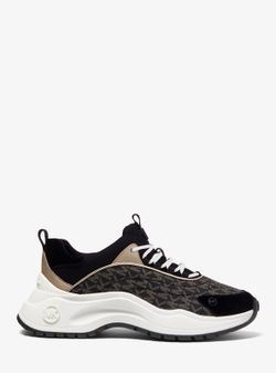 Sneaker Dara estampado con logotipo y lona