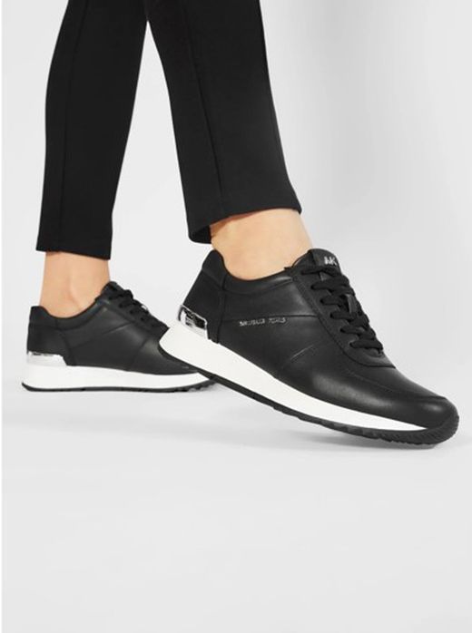 Sneakers Allie en piel suave