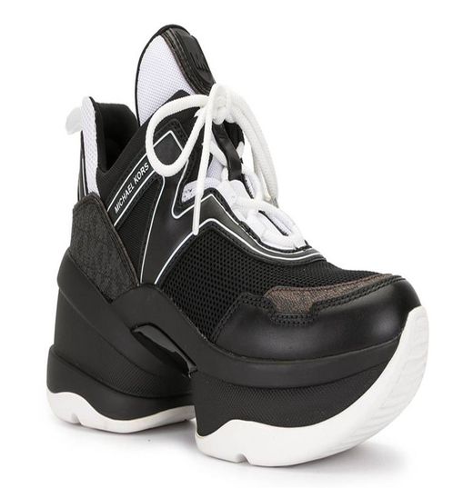 Sneakers Olympia con plataforma partida