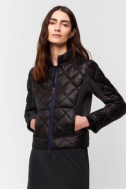 Sueter chaqueta acolchada