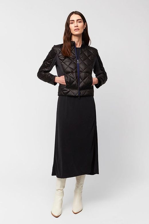 Sueter chaqueta acolchada