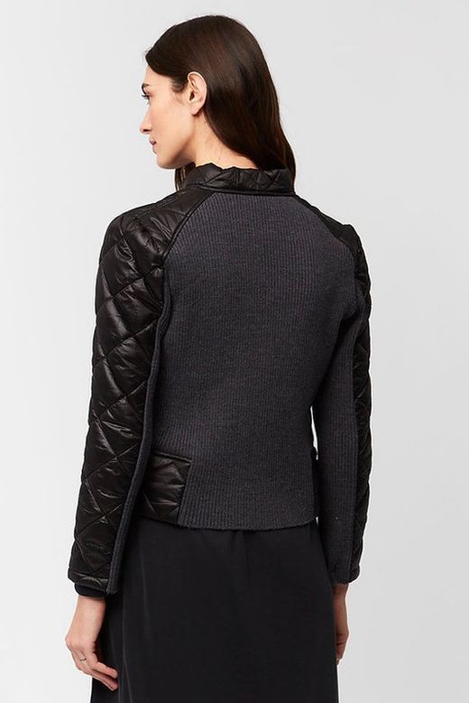 Sueter chaqueta acolchada