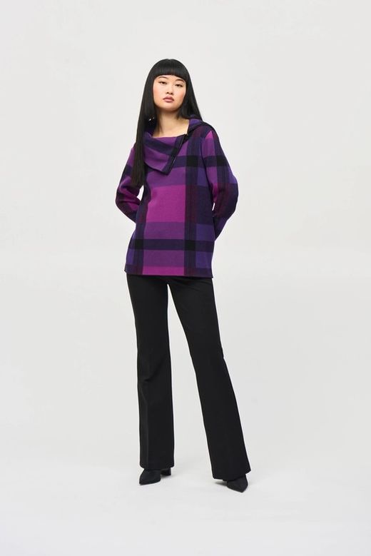 Sueter de Jacquard a cuadros