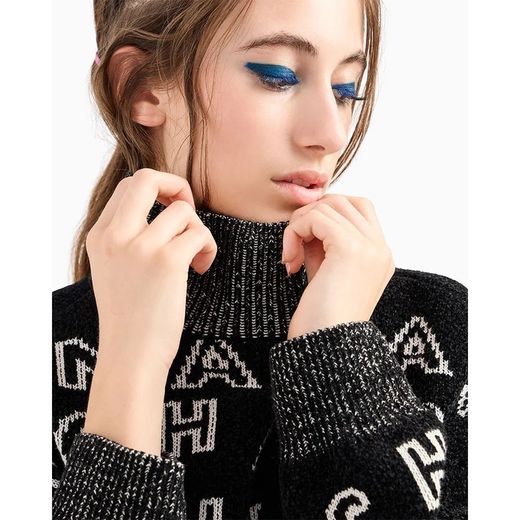 Sueter Jacquard estampado